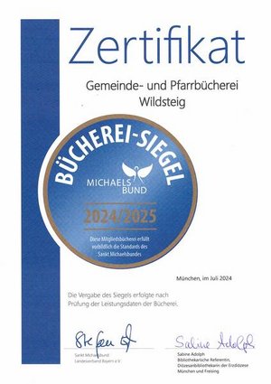 Büchereisiegel des Sankt Michaelsbundes